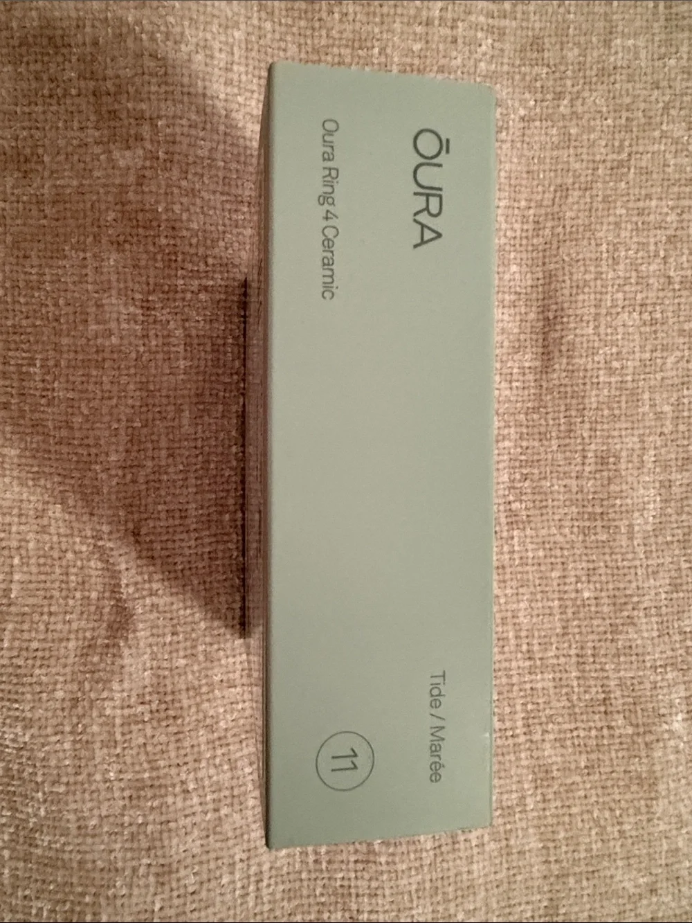 Oura Ring 4 Ceramic in Tide (Light Blue) - Size 11